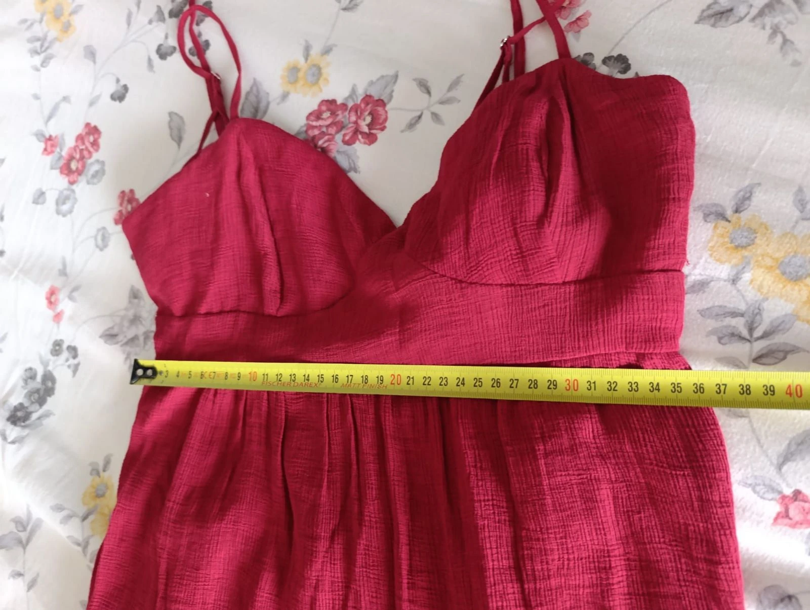 Vestido Zara maxi frambuesa talla XL  – photo 13